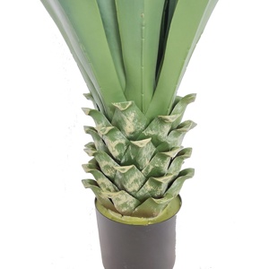 Planta de cáñamo de sisal natural de China, decoración <span class=keywords><strong>interior</strong></span> de hojas grandes, plantas artificiales de plástico, venta al por mayor - Product Image 6
