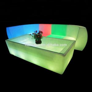 Mobilier d'extérieur moderne <span class=keywords><strong>de</strong></span> haute qualité avec éclairage LED Ensemble <span class=keywords><strong>de</strong></span> canapés <span class=keywords><strong>de</strong></span> <span class=keywords><strong>jardin</strong></span> et table avec <span class=keywords><strong>plastique</strong></span> <span class=keywords><strong>moulé</strong></span> et tissu pour le <span class=keywords><strong>jardin</strong></span> - Product Image 5