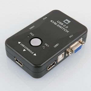 Conmutador Kvm de 2 puertos USB 2.0 Vga para PC, teclado y monitor con ratón compartidos, con resolución de 1920x1080 - Product Image 2