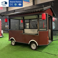Mini Foodcourt Écologique en Acier Galvanisé – Kiosque Mobile Conteneurisé sur Remorque à 4 Roues – Tiny House sur Roues pour Extérieur