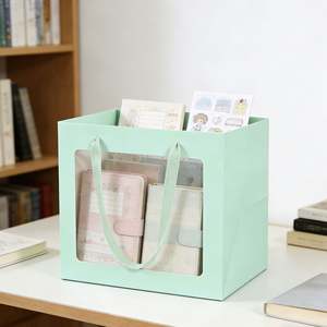 Bolsas de Papel Impresas Personalizadas al por Mayor, Verdes con Ventanas Transparentes, Bolsas de Regalo de Lujo Diseñadas Específicamente para Regalos de Cumpleaños - Product Image 6