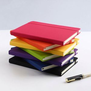 A5 Wholesale Leather Waterproof Portable Daily <b>Planner</b> 100 Sheets Double Adhesive Paper Pocket Size Customized Notebook for - Product Image 2