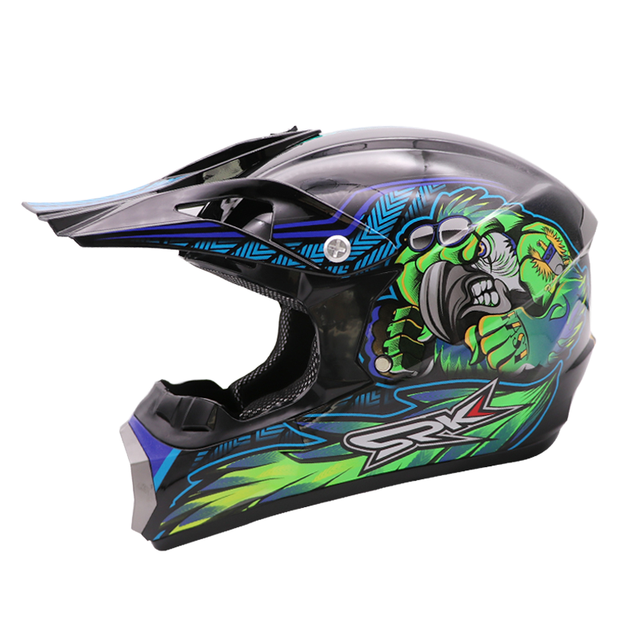 ECE DOT Approved OEM Brand ABS Full Face Motocross Helmet Warranty for Dirt Bike Downhill Offroad Cross Go Karting ATV Riding