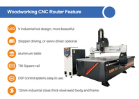 Machine de découpe de bois 3d design bois 1325 meubles 3 axes faisant routeur cnc