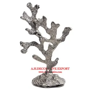 新型铝树形雕塑家居装饰金属饰品批发价格餐桌雕塑