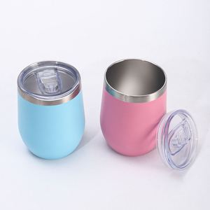 Suministro Directo, Vaso Térmico de Acero Inoxidable de 12 oz, Aislado al Vacío, en Forma de U, para Vino Tinto, Mantiene la Bebida Fría de 6 a 12 Horas, Personalizable - Product Image 3