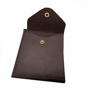 Vintage Leather Bifold <b>Wallet</b> Slim <b>Card</b> Case With Coin Pocket Men's Genuine Leather <b>Wallet</b> Custom Logo <b>Wallet</b> <b>For</b> Men - Product Image 3