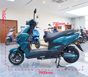 CKD SKD Motocicleta eléctrica con batería extraíble personalizada de fábrica de 10 pulgadas 700/900W 55 km/h Velocidad <span class=keywords><strong>Moto</strong></span> eléctrica con dos asientos - Product Image 2