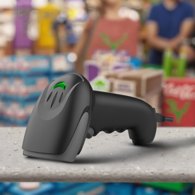 GTCODESTAR 1D Wired USB Logistics bar Code Handheld Barcode Scanner for Storehouse