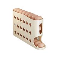 Boîte de rangement pour œufs roulants, distributeur automatique d'œufs incliné multi-niveaux pour cuisine, plateau à œufs pour porte latérale de réfrigérateur