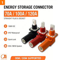 Connecteur haute puissance 1500V, connecteur de terminal de stockage d'énergie 120A 100A 70A, connecteur de batterie au lithium pour système de stockage d'énergie