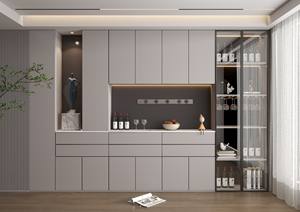 Gabinete de almacenamiento de vino de Arte de lujo ligero de pared triangular familiar de Villa personalizada de lujo - Product Image 6