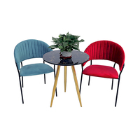 Ensemble de table à manger moderne pour cuisine, 4 chaises