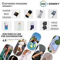 Chaussettes décontractées antidérapantes Zongky au design personnalisé, collection Printemps, OEM, vente en gros