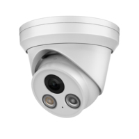 Caméra réseau tourelle fixe Vikylin 4MP Smart Hybrid Light avec micro intégré, détection humaine/véhicule, HD 2,8 mm, PoE, IP67