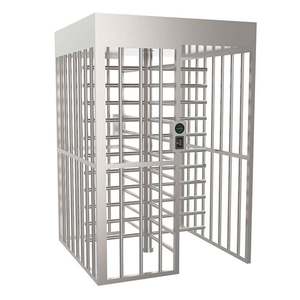 Puerta Enrollable Antipinchazos |   Puerta de Acero Inoxidable con Diseño de Cruz Alta |   Acceso sin personal para Comunidades y Estadios |   OEM Personalizado - Product Image 1