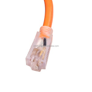 Câble d'extension extérieur robuste de calibre 12/3, étanche avec extrémité éclairée, flexible, résistant au froid, cordon électrique à 3 broches pour l'extérieur - Product Image 3