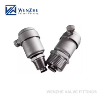 Vanne de purge d'air automatique en acier inoxydable 304/316 DN20 filetage BSP/NPT type flotteur vertical JUFENG