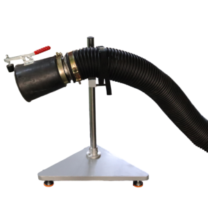 Support de sol professionnel semi-automatique en acier inoxydable réglable en hauteur pour buse d'échappement, idéal pour <span class=keywords><strong>garage</strong></span> de réparation automobile CE - Product Image 1