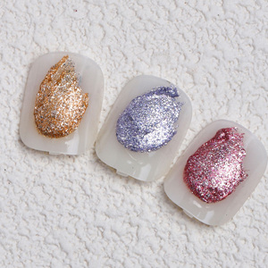 Le plus récent 2 en 1 brillant platine Gel vernis OEM plâtre bricolage 3D peinture UV ongles Sculpture Gel pour Nail Art dessiner <span class=keywords><strong>fleur</strong></span> ours - Product Image 2