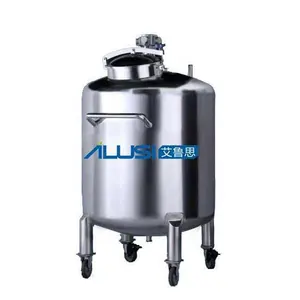 High Quality Stainless Steel SUS304/SUS316L Storage Tanks Easy Movable Sealed Pressurized Tanks Cream/Lotion/Gel/Paste