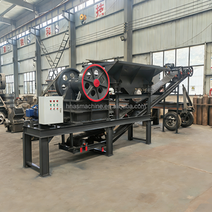 Precio Competitivo, Máquina Trituradora de Balasto de 10-50 t/h, Planta Móvil de Trituración de Mandíbulas con Alimentadores y Cintas Transportadoras - Product Image 4