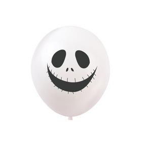 Fournitures de décoration pour fête à thème Halloween : ballon en latex effrayant, sanglant, motif Ghostface, chauve-souris et main ensanglantée - Product Image 3