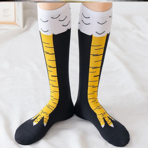 Novelty Chicken Leg Long <b>Socks</b>, Thin Breathable Chicken Claw Stockings, Slimming High Tube <b>Socks</b> For Women, Casual Sports - Product Image 2