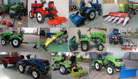 Tracteurs mini 4x4 électriques Pto 50 ch, mini 4x4 agricoles avec pelle arrière et chargeur frontal, tracteur Yto pour l'agriculture, prix