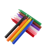 Fabricant de bougies, bougies en bâton colorées, prix bas, bougie en cire de paraffine, bougie de prière pour l'église