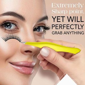 Pinzas para pestañas de belleza nuevas de alta calidad, pinzas para cejas, cortapelos, herramientas profesionales para pestañas - Product Image 2