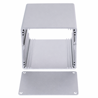 Boîtier de commande en aluminium 74*90*130mm, profilé extrudé avec fentes de guidage pour PCB, IP54, pour appareils électroniques et instruments, OEM