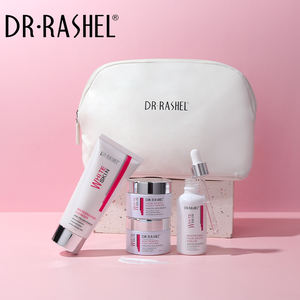 Kit de Cuidado Facial <span class=keywords><strong>DR</strong></span> RASHEL de 4 Piezas para Blanquear la Piel con Arbutina y Niacinamida, Elimina Manchas Oscuras, Limpiador Facial, Crema y Sérum - Product Image 2