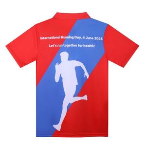 Polo de Alta Calidad 100% Poliéster con Logotipo Personalizado, Secado Rápido, Transpirable, para Golf, Deporte, Running, Gimnasio, Fitness, para Hombre - Product Image 3
