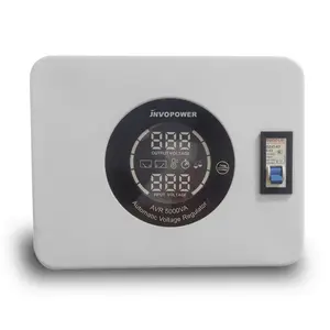 Estabilizador eléctrico monofásico automático, regulador de voltaje, estabilizadores, 220v, 110v, 5000va, 10kva, ac, scr, avr