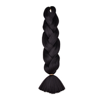 Kanekalon fibre jumbo tresse différentes couleurs et longueur jumbo tressage cheveux pour le choix