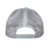 Casquette Trucker en Velours Édition Limitée 5 Panneaux Personnalisable avec Impression et Broderie Gris Bleu Tendance Extérieur