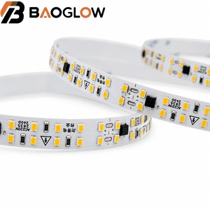 ไฟ LED แบบยืดหยุ่น SMD2835 ขนาด 5 ซม. ตัดได้ แถวคู่ 240 ดวง/เมตร AC220V 18 วัตต์/เมตร แผงวงจรทองแดง 11 มม. 18/35 3000K/4000K/6500K สำหรับห้องนั่งเล่น - Product Image 2
