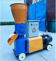 Machine à granulés d'aliments pour animaux industrielle électrique automatique stable avec une capacité de 200-300 kg/h pour la production d'aliments pour bétail