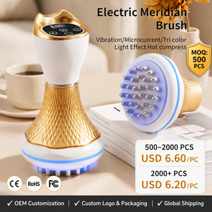 Masajeador de ventosas inteligente recargable con compresa caliente, magnético, Gua Sha, <span class=keywords><strong>anticelulítico</strong></span> y herramienta de raspado linfático corporal - Product Image 2