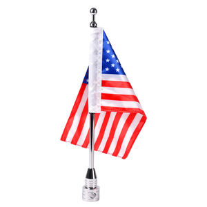 Drapeau pôle société publicité Logo Sport extérieur argent bannières œillets en aluminium pour Harley <span class=keywords><strong>Honda</strong></span> <span class=keywords><strong>moto</strong></span> accessoires - Product Image 1