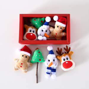 Navidad Gingerbread Man Pet <span class=keywords><strong>Catnip</strong></span> Cachorros de peluche Juguetes para perros Gatos Interactivo Lindo Gato Juguetes Pet Cat Supplies - Product Image 2
