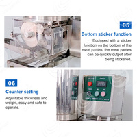 ORME Hamburger Moulding Machen Sie Jamaican Beef Meat Pie Fish Patty Maker Nugget Machine