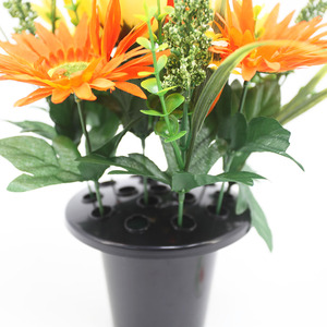 New Design Wholesale Artificial Cemetery <strong>Flowers</strong> Potted Funeral <strong>Flowers</strong> Outside Funeral Decor - Product Image 5