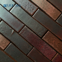 Carrelage de mosaïque professionnel, le carrelage de mosaïque rétro long et mat convient à l'architecture vintage de haute qualité