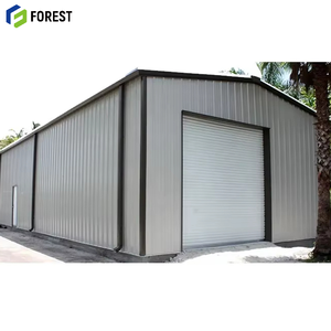 Low-cost Prefabricated Steel Structure Warehouse Building Prefab Garages Building <b>Kits</b> - Product Image 1
