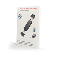 Lecteur de carte Micro SD OTG 4 en 1 de haute qualité, USB 3.0 5 Gbps, alliage d'aluminium, haute vitesse pour téléphones et ordinateurs, en stock