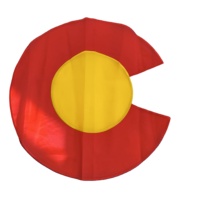 Drapeaux du Colorado pour l'extérieur, 3 x 5 pieds, résistants et anti-décoloration, en tissu Oxford, drapeau de l'État américain avec motif brodé