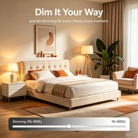 Bombilla LED Inteligente WiFi Tuya, Cambio de Color, Regulable, Control por Voz, Iluminación Decorativa para el Hogar, RGB Inalámbrica con Control Remoto
