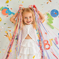 Confettis en papier à lancer à la main pour fête, décorations rouges de célébration, sans besoin de nettoyage, pour la décoration de fête et de mariage